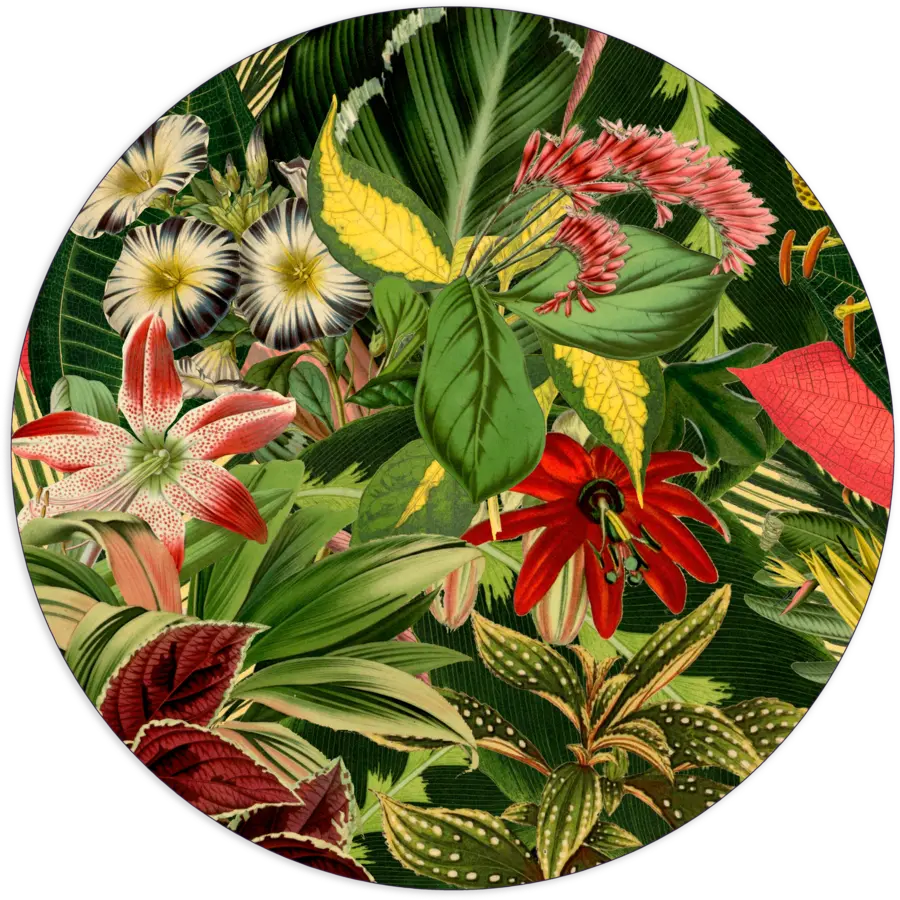 Carpet Herbarium of Extinct Plants round 250